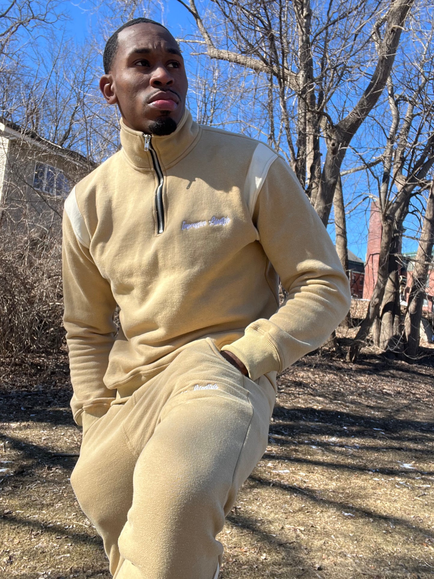 Quarter Zip Impressive Lifestyle Suit