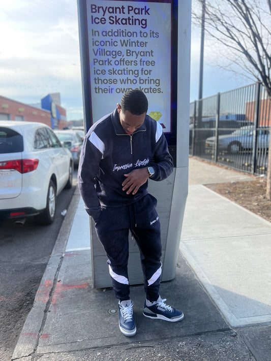 Quarter Zip Impressive Lifestyle Suit